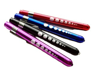 빛과 펜라이트 의학 알루미늄 합금 간호사 LED 펜라이트 의사 펜